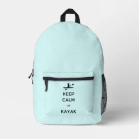 Conserver le calme et Kayak Nom personnalisé