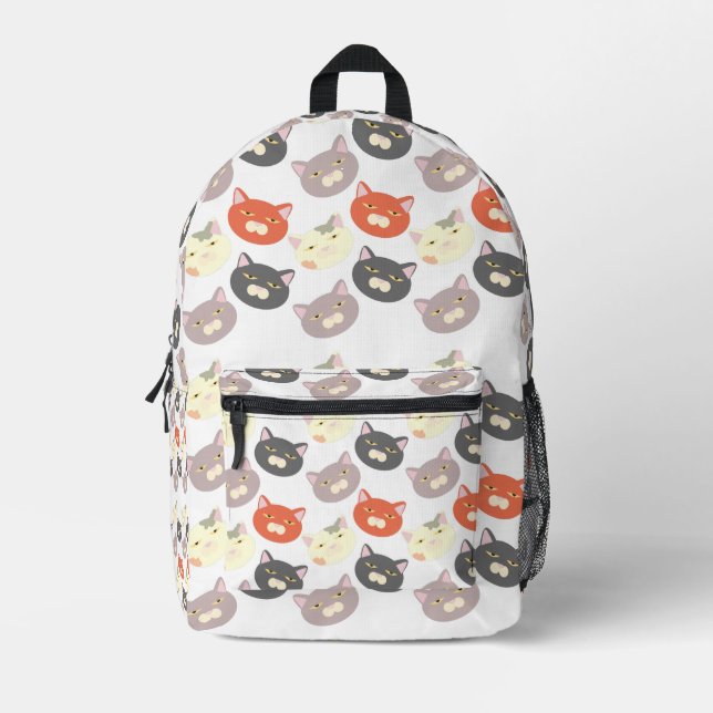 Sac À Dos Imprimé Cool Chefs de chat Dessin amusant Art Motif (Recto)
