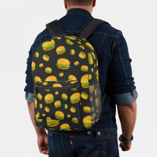 Sac À Dos Imprimé Cool et amusant yummy burger motif