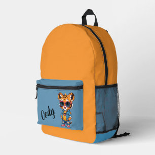 Sac À Dos Imprimé Cool Tiger personnalisé