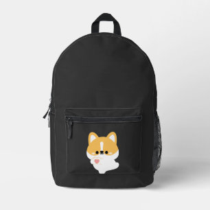 Sac À Dos Imprimé Corgi d'amour