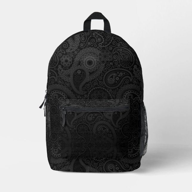Sac À Dos Imprimé Coussin gris foncé (Recto)