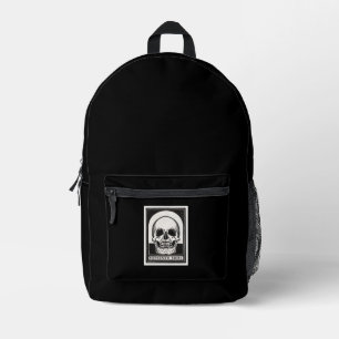 Sac À Dos Imprimé Crâne Memento Mori