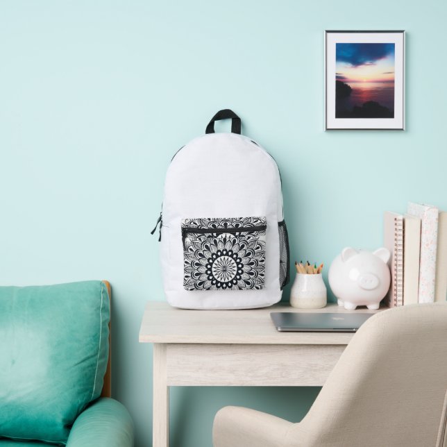 Sac À Dos Imprimé Créative Mandala Art (Insitu)