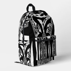 Sac À Dos Imprimé Créez votre propre blanc et noir