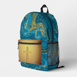 Sac À Dos Imprimé Croix d'or