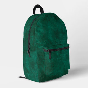 Sac À Dos Imprimé Cuir vert