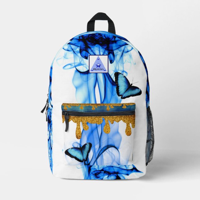 Sac À Dos Imprimé Custom Print Backpacks | Butterflies | Backpack  (Recto)