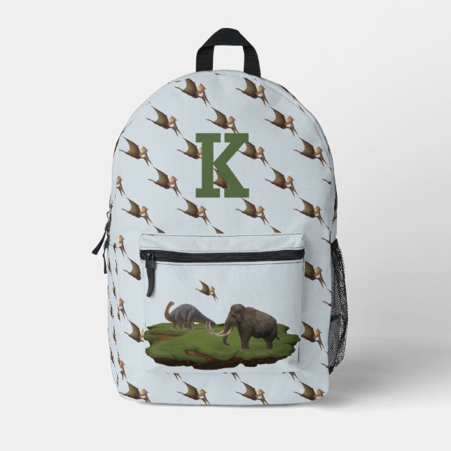 Sac À Dos Imprimé Cute Dinosaur Thème (Recto)