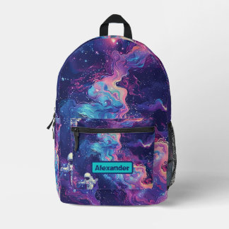 Sac À Dos Imprimé Cute Enfants Astronaut Personnalisé