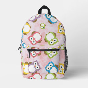 Sac À Dos Imprimé Cute Owls, Owl Pattern, Colorful Owls, Baby Owls