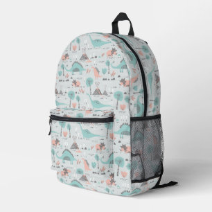 Sac À Dos Imprimé Cute Pastel Dinosaur Motif