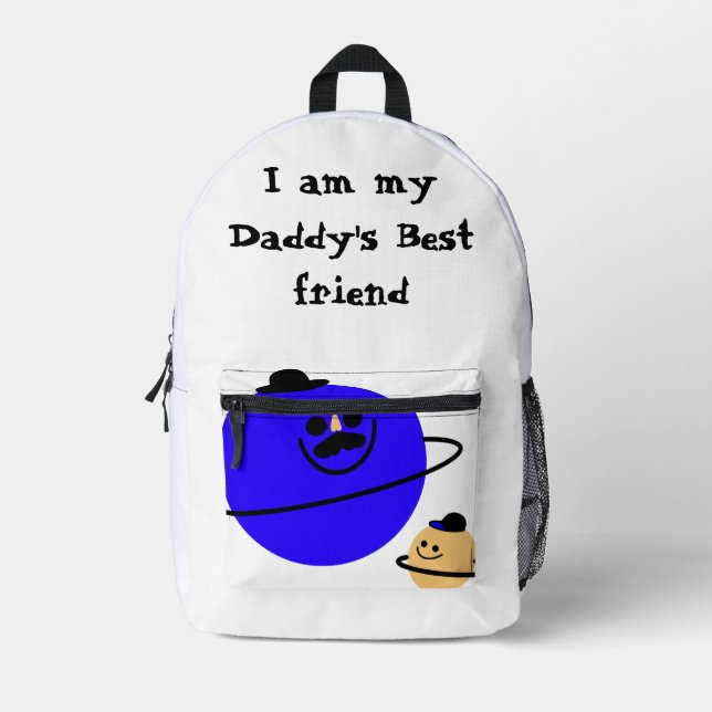 Sac À Dos Imprimé Daddy's Best Friend School Bag (Recto)