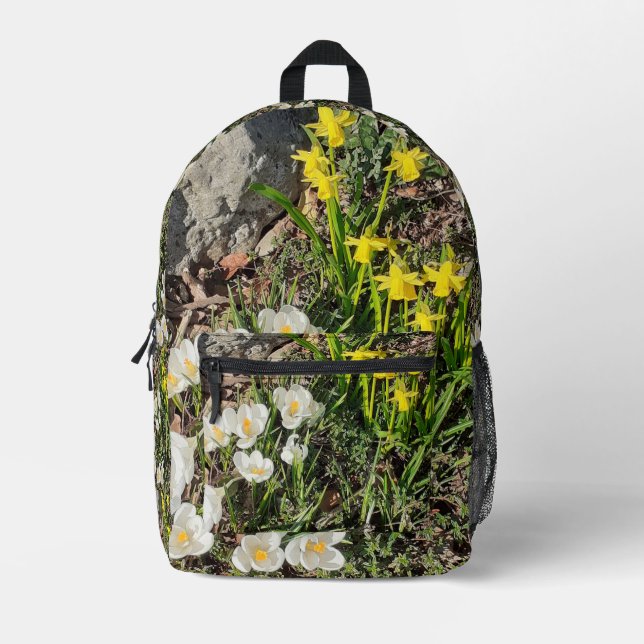 Sac À Dos Imprimé Daffodiles & Crocus (Recto)