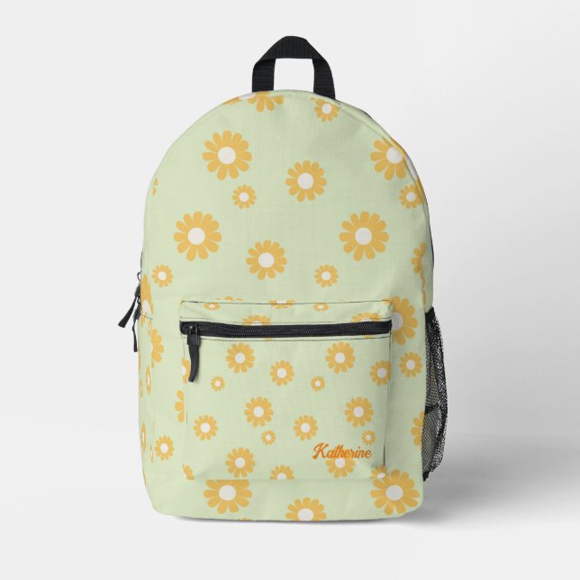 Sac À Dos Imprimé Daisy Green (Recto)