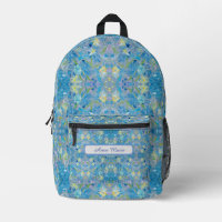 Sac à dos imprimé de prairie