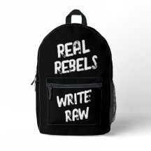 De vrais rebelles écrivent brut, noir cool