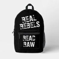 De vrais rebelles lisent brut et cool en noir
