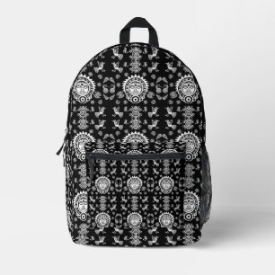 Sac À Dos Imprimé Décoration de maison d'art aztèque mexicain