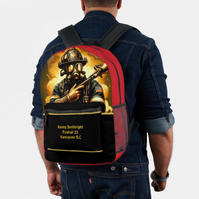Sac À Dos Imprimé Des héros du quotidien Les pompiers réagissent (Insitu (Modèle))