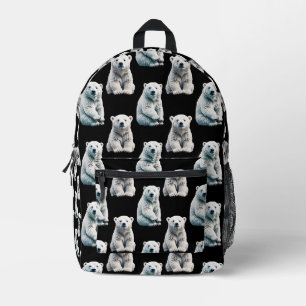 Sac À Dos Imprimé Design Motif animal de l'ours polaire