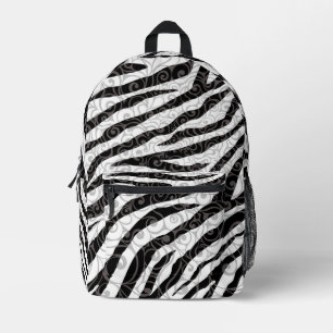 Sac À Dos Imprimé Design tourbillonnant Zebra