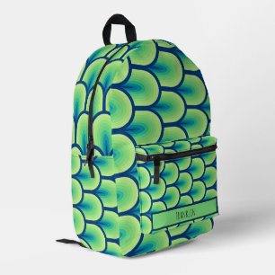 Sac À Dos Imprimé Dessin Abstrait I Nom personnalisé