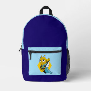 Sac À Dos Imprimé Dessin animé de super-héros abeille 