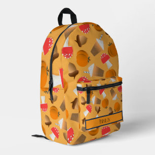 Sac À Dos Imprimé Dessin d'Halloween I Nom personnalisé