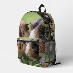 Sac À Dos Imprimé Deux cochons d'Inde bébé écaille de tortue,