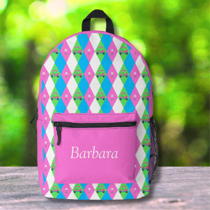 Sac À Dos Imprimé Diamond Golf Panier Avec Golf Ball Motif