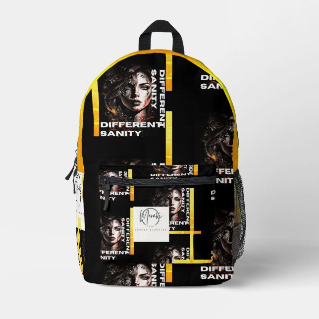 Sac À Dos Imprimé Different Sanity T-Shirt (Recto)