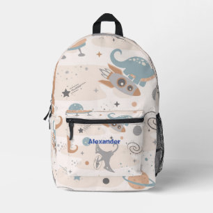 Sac À Dos Imprimé Dinosaure Enfants Cute Personnalisé