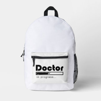 Sac À Dos Imprimé Docteur en cours de formation barre de chargement