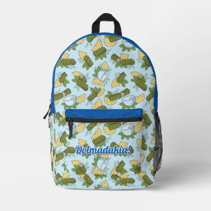 Sac À Dos Imprimé Dolmadakia Motif