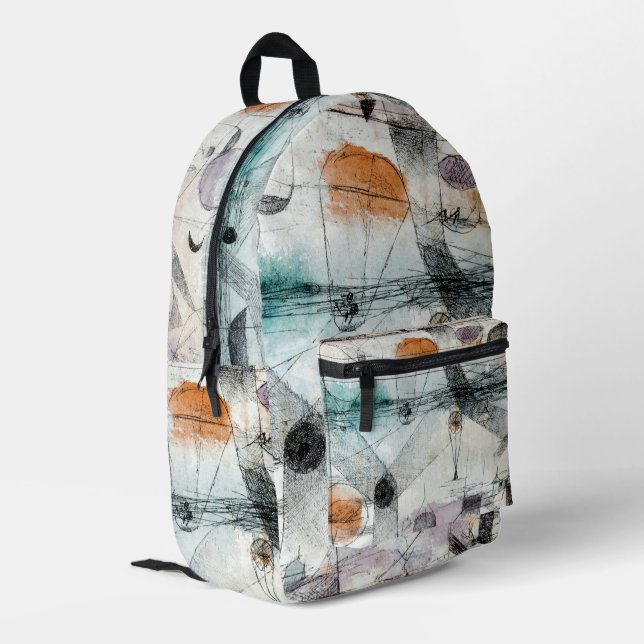 Sac À Dos Imprimé Domaine d'Air Paul Klee Expressionniste Abstrait (Coin arrière gauche)
