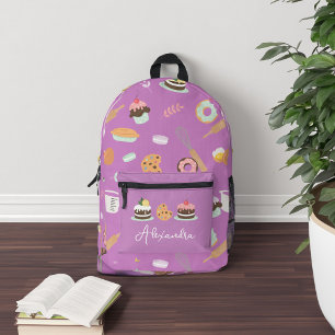 Sac À Dos Imprimé Douceur Boulangerie Illustration Motif sur mesure