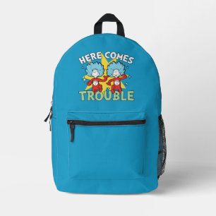 Sac À Dos Imprimé Dr. Seuss   Chose Un Chose Deux Les Ennuis Arriven
