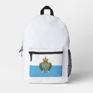 Sac À Dos Imprimé Drapeau de Saint-Marin