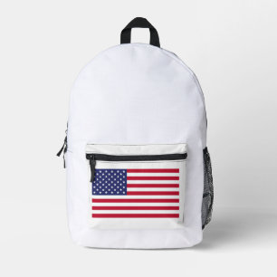 Sac À Dos Imprimé Drapeau des États-Unis d'Amérique