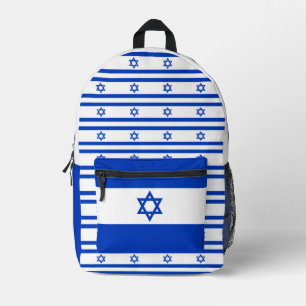 Sac À Dos Imprimé Drapeau d'Israël Étoile de David