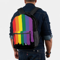 Drapeau LGBT Rainbow Pride avec texte
