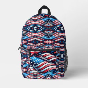 Sac À Dos Imprimé Drapeau patriotique et américain