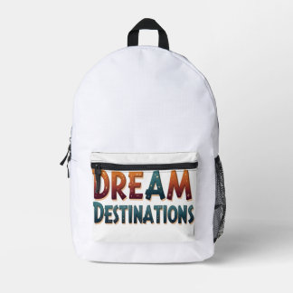 Sac À Dos Imprimé Dream Atteint le T-shirt de destination