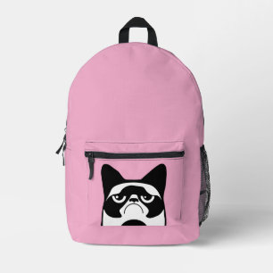 Sac À Dos Imprimé Drôle chat en colère