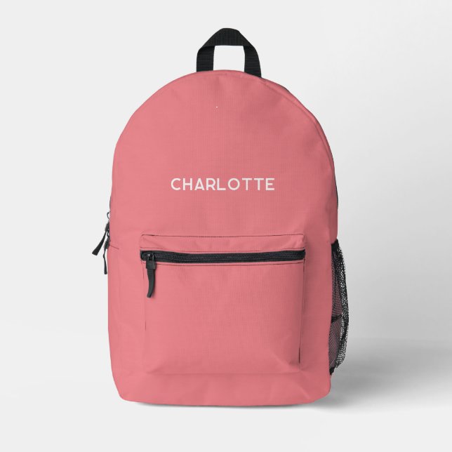 Sac À Dos Imprimé École moderne brillante et audacieuse personnalisé (Recto)