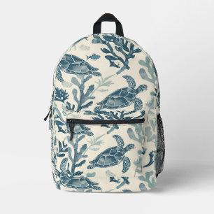 Sac À Dos Imprimé Élégant Feuille de corail Motif