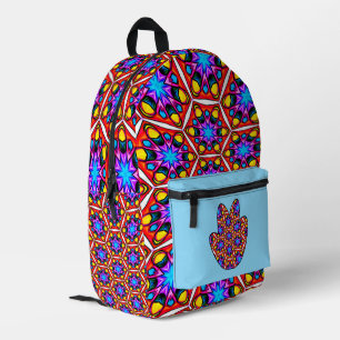 Sac À Dos Imprimé Élégant motif floral Abstrait