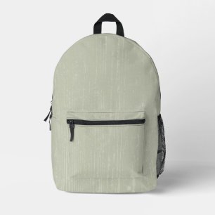 Sac À Dos Imprimé Élégant Sage Green Wood Grain