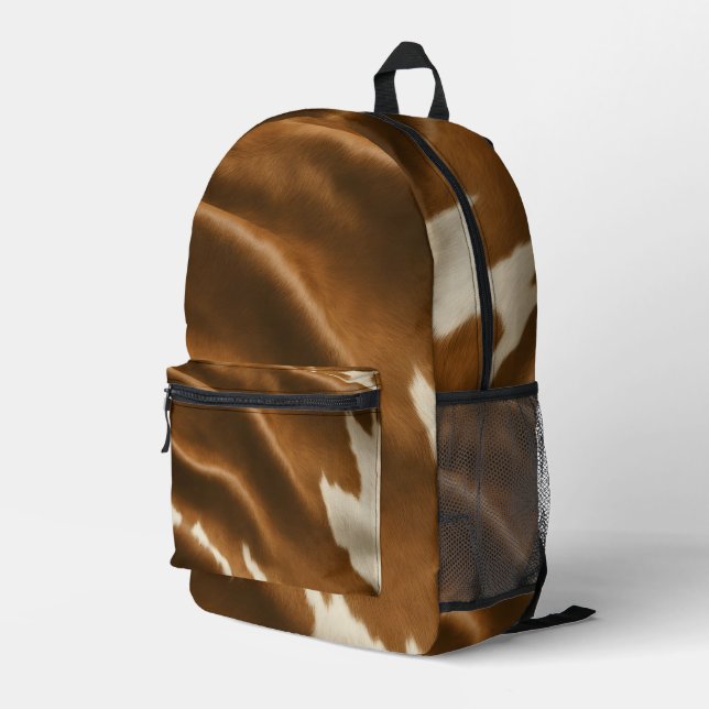 Sac À Dos Imprimé Élégante collection moderne de vache Faux cuir (Coin arrière droit)